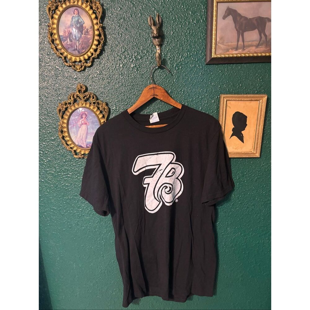 7 Brew Black Brew Crew Shirt Sz Medium